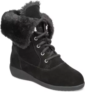 Style & Co Aubreyy Women's Cold Weather Winter Boot Black Leather US Size 9 M - Picture 1 of 3