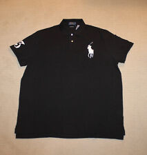 New Polo Ralph Lauren Big Pony Custom Fit Black Shirt Small