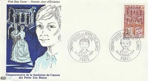 Enveloppe 1er jour Les Petits Lits Blancs Cinquantenaire 1968 PAC - Imagen 1 de 2