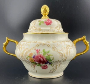 Rosenthal Selb Germany SUGAR DISH W LID Sans Souci US Zone Dresden Pattern 682 - Picture 1 of 8
