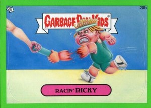Garbage Pail Kids 2012 Green Parallel Base Card #20b Racin Ricky