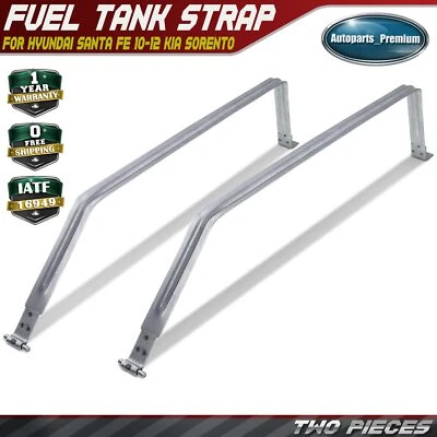 Correa de tanque de gasolina de 2 piezas para Hyundai Santa Fe 2010-2012 Kia Sorento 2011-2013 Foto 1 de 4