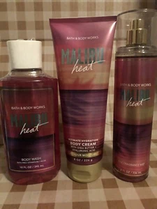 BATH AND BODY WORKS Malibu Heat Cream, Mist And Gel - Picture 1 of 3