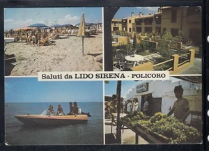 Cartolina Saluti da Lido Sirena Policoro VEDUTINE SA73 - Picture 1 of 1