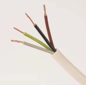Cable Flexible Redondo Resistente Al Calor De 1.5mm 4 Núcleos 3094Y (H05V2V2-F) - Picture 1 of 1