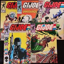 G.I. JOE a Real American Hero Key Lot! 37 53 54 55 & 59 - Marvel 1985/1987