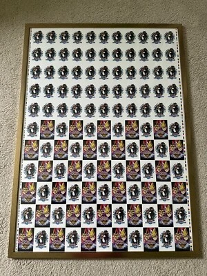 Yugioh Uncut Sheet - 1/1 Duel Links 5DS & Legacy Of The Duelist Link Evol Promo - Image 1 of 4