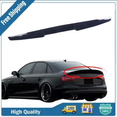 120cm Universal Car Rear Roof Lip Spoiler Tail Trunk Wing Closs Black Foto 1 de 4