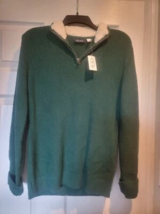 The Childrens Place Boys Pull-Over Sweater SZ 14 XL/TG Forest Green NWTs MSRP$40 - Picture 1 of 2