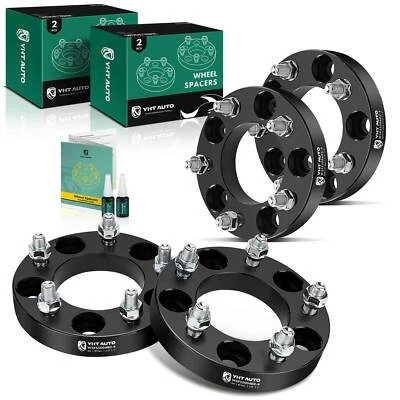 4x 5x5" a 5x5" espaciador de rueda 1" 1/2"x20 pernos 87,1 mm para Chevrolet Ford GMC Jeep Foto 1 de 4