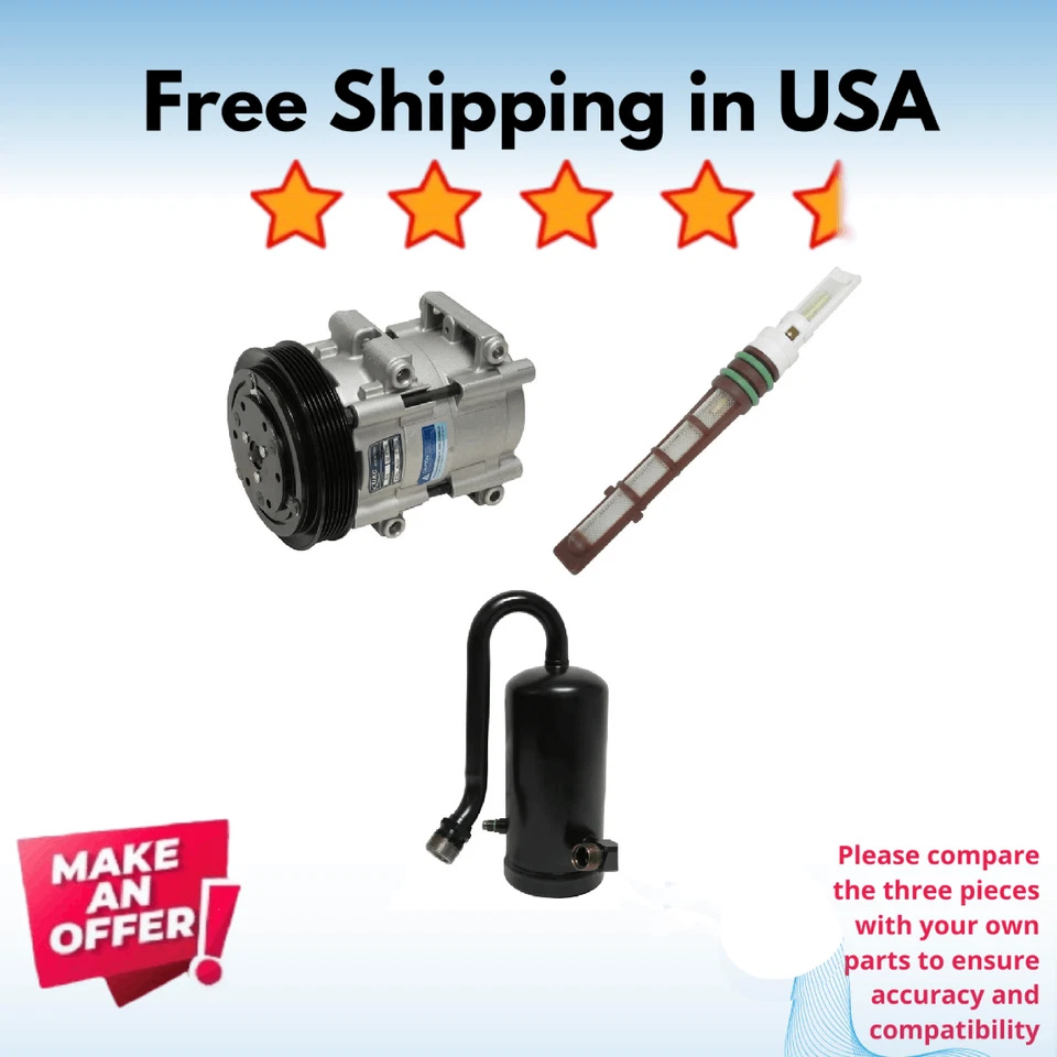 套件压缩机空调适合福特野马 1990-1992、福特 F-150 1990-1992 — 第 1/4 张图片