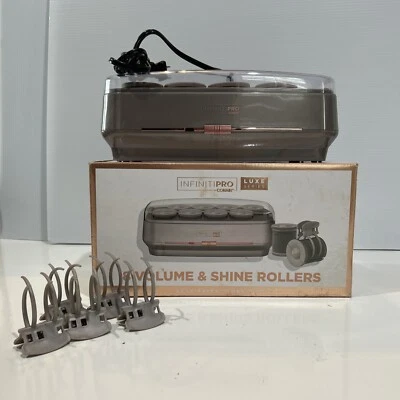 Conjunto de rolos quentes INFINITIPRO by CONAIR 2” Luxe Series 8 volumes e rolos de brilho - Imagem 1 de 4