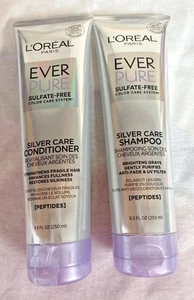 L'Oreal Ever Pure Silver Care Shampoo and Conditioner 8.5fl.oz./250ml each - Imagen 1 de 9