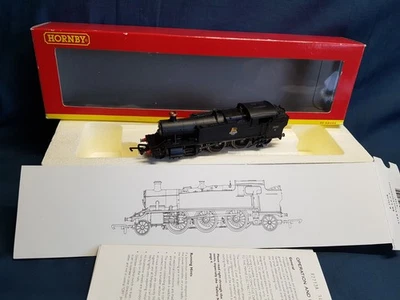 HORNBY R.2213a BR BLACK EARLY 2-6-2T 61XX CLASS STEAM LOCO #6156 V.NR.MINT BOXED - image 1 of 4