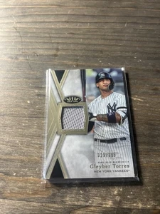 2020 Topps Tier One Tier One Relics /395 Gleyber Torres #T1R-GT - Picture 1 of 4