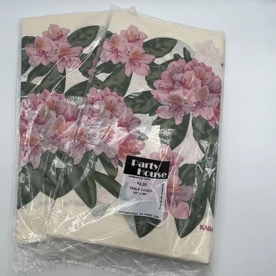 Mantel de Papel Floral Shabby Chic Vintage Años 90 Flores Rosa Nuevo de Lote (2) Foto 1 de 4