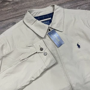 Polo Ralph Lauren Men's Bi-Swing Jacket Windbreaker Khaki Size Large NWT $168 - Picture 1 of 17