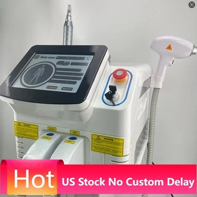 1064/755/808nm Diode Laser Body Hair Removal Machine Permanent Skin Rejuvenation - Image 1 of 4