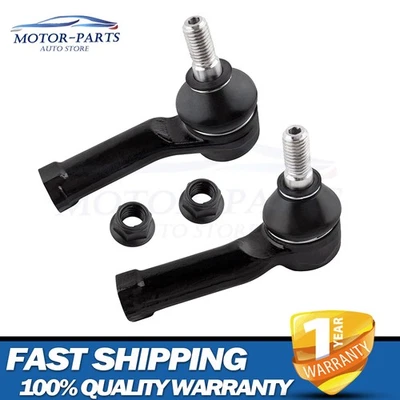 Pair (2) Front Outer Tierods Steering Tie Rods for Ford EcoSport Fiesta LH RH - Image 1 of 4