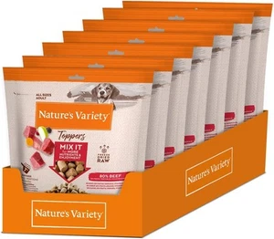 Nature's Variety Freezed Dried Beef Toppers for Adult Dogs - Case 7 x 120 g - Picture 1 of 7