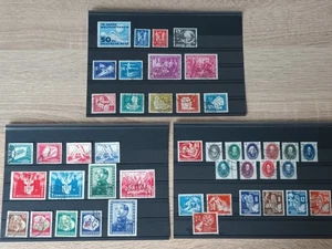 Sellos de encaje de la RDA 1949-1951 estampados valor Michel superior a 500 € - Imagen 1 de 4