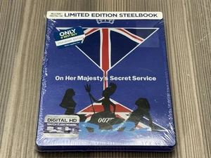 New Sealed! On Her Majestys Secret Service Blu-ray Disc, SteelBook - Picture 1 of 5
