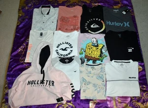 12 Herren Hollister Billabong Hurley The North Face H&M T-Shirt HOODIE Posten MEDIUM - Bild 1 von 22