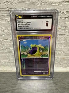 Pokemon Card - Gulpin 40/99 Platnium Arceus Reverse Holo Uncommon CGC 9 - Picture 1 of 2