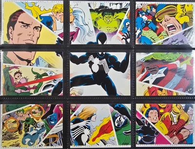 Juego base completo de 90 cartas Marvel Universe 2011 - ¡con juego de persecución! - LEER POR FAVOR Foto 1 de 4