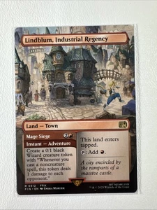 Lindblum, Industrial Regency (Borderless) Regular #312 NM/MINT Final Fantasy MTG - Foto 1 di 1