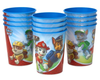 Suministros para fiestas Paw Patrol, 16 oz. Tazas de fiesta de plástico reutilizables (12 unidades) Foto 1 de 4