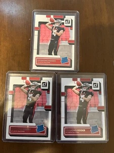Desmond Ridder Lot x 3 - 2022 Donruss Base Rated Rookie #304 Falcons - Picture 1 of 1