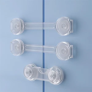 5/10pcs Baby Safety Locks 2 Size ABS for Drawer Refrigerator Cabinet Toilet - Picture 1 of 26