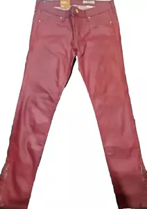 & denim Women  Pants Skinny Sexy Slim Fit Trousers shiny Pants - Picture 1 of 8