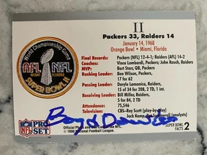 Boyd Dowler signed GREEN BAY PACKERS card SUPER BOWL II 2X SB CHAMPION - Picture 1 of 1