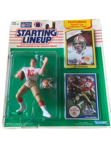 Kenner Starting Lineup SLU 1990 Football San Francisco 49ers Joe Montana Figure Cover