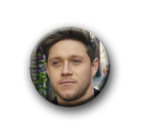 I LOVE / HEART NIALL / 1"" / 25 mm botón de pin / insignia / Horan / 1D / One Direction - Imagen 1 de 3