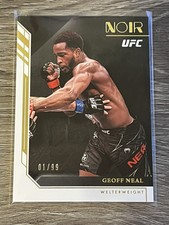 2023 Panini Chronicles Noir UFC Geoff Neal #430 01/99 BOOKEND Welterweight