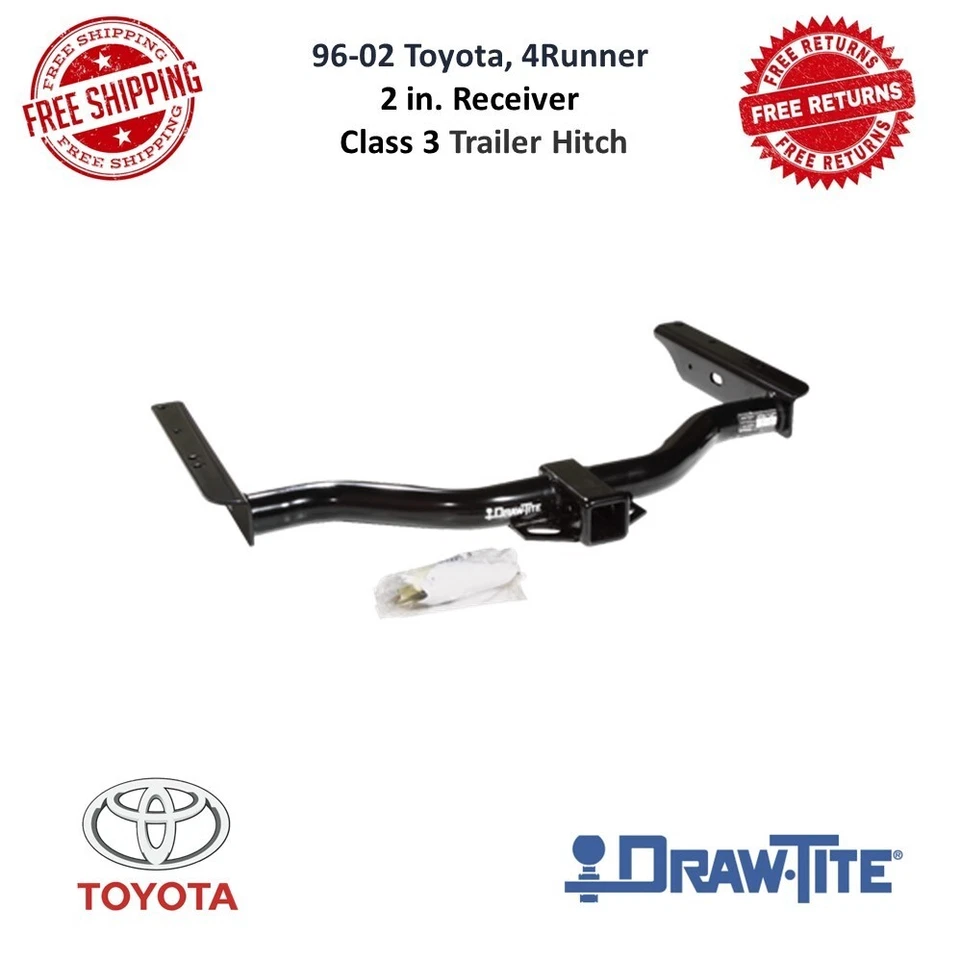 Enganche de remolque Draw-Tite 75091 clase III, 2 pulgadas Receptor para Toyota 4Runner 96-02 Foto 1 de 4