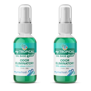 2x TROPICAL Air Freshener Concentrated Spray Car Scent Odour Eliminator Fresh - Picture 1 of 17