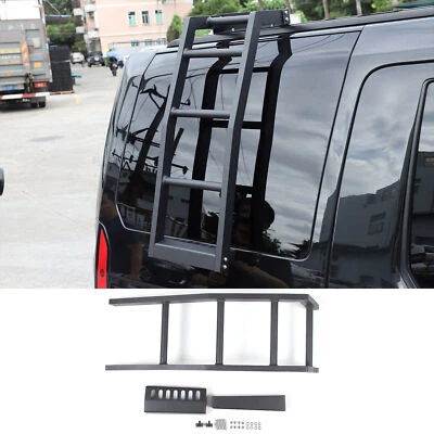 Black Alloy Right Side Roof Rack Ladder For Land Rover Discovery 3/4 2004-2016 - Image 1 of 4