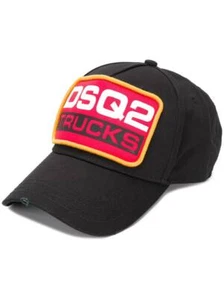 Dsquared 2 Camiones Logo Parche Gorra Béisbol Sombrero Algodón Icon Negro Talla - Imagen 1 de 3