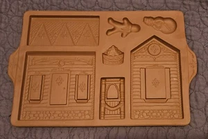 1997 Longaberger Holiday Home GINGERBREAD HOUSE Cookie Mold Not Used No Box - Picture 1 of 1