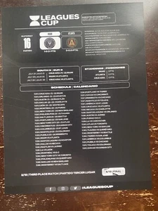 Tarjeta abatible de alineación de la Copa Lionel Messi - 2do partido Inter Miami MLS debut ¡RARO! - Imagen 1 de 7