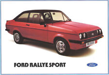 FORD Escort RALLY SPORT RS2000  RS 2000 Custom A3 Poster Sales Brochure