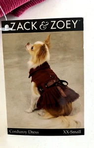Zack And Zoey Corduroy Dress Size XX-Small New with Tags - Picture 1 of 4