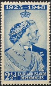Stampman $1.97 Limpieza Como Nuevo Nunca Bisagras Isla Malvinas + Dep King Jorge VI - Imagen 1 de 1