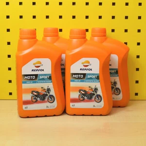 (9,90 €/ L) Repsol Moto Sport 10w30 4 Litro Olio Teilsynthetisch Honda 4-Takt - Foto 1 di 1