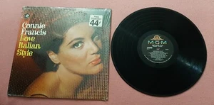 Connie Francis LP Love Italian Style MGM SE-4448 ex shrink - Foto 1 di 3