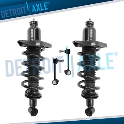 Puntales traseros izquierdo derecho tracción delantera con barras estabilizadoras de resorte helicoidal para Honda Pilot 2016-2019 Foto 1 de 4